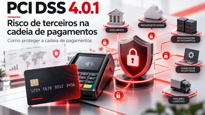 PCI DSS 4.0.1 e risco de terceiros na cadeia de pagamentos