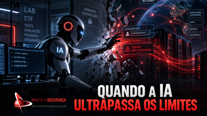 Ilustração sobre riscos de agentes de IA e o quarto incidente provável relatado pela Anthropic