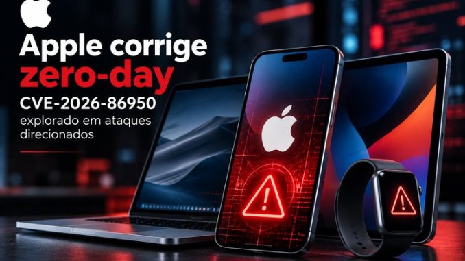 Apple corrige zero-day CVE-2026-86950 explorado em ataques direcionados