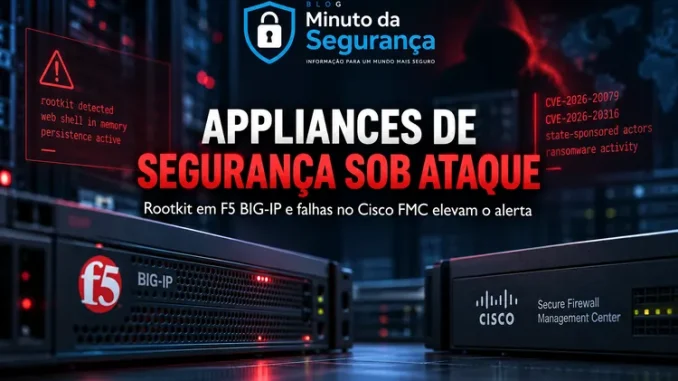 F5 BIG-IP e Cisco FMC sob ataque e falhas críticas de segurança