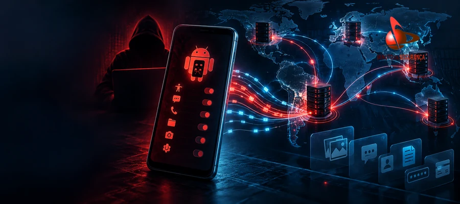 BTMOB RAT e infraestrutura de comando e controle em Android