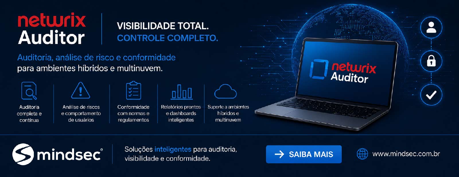 Conheça o Netwrix Auditor oferecido pela Mindsec