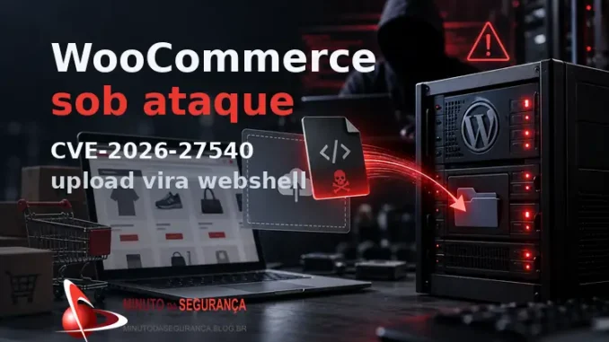 CVE-2026-27540 no WooCommerce Wholesale Lead Capture explorada para instalar webshells em sites WordPress