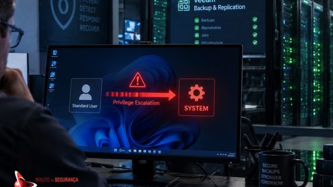 CVE-2026-32996 no Veeam Agent permite escalonamento de privilégios a SYSTEM no Windows