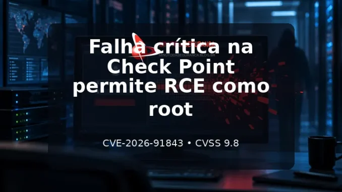 CVE-2026-91843 falha crítica Check Point com execução remota como root