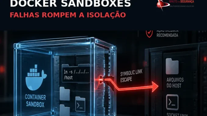 Docker Sandboxes com falhas de isolamento CVE-2026-77179 e CVE-2026-79994