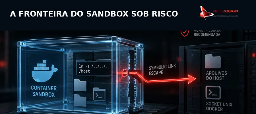 Ilustração interna sobre riscos de isolamento em Docker Sandboxes