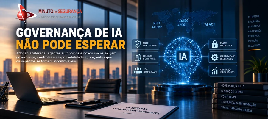 Governança de inteligência artificial com riscos, compliance, confiança e valor