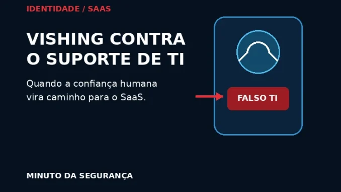 Vishing contra suporte de TI usa engenharia social para obter acesso a identidades e ambientes SaaS