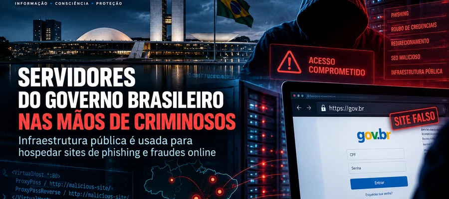 Infraestrutura pública brasileira comprometida é usada em campanha de phishing Gambling Goblin