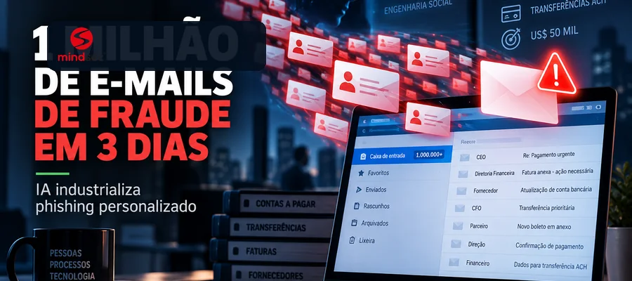 Campanha de fraude por e-mail personalizada com automação e inteligência artificial