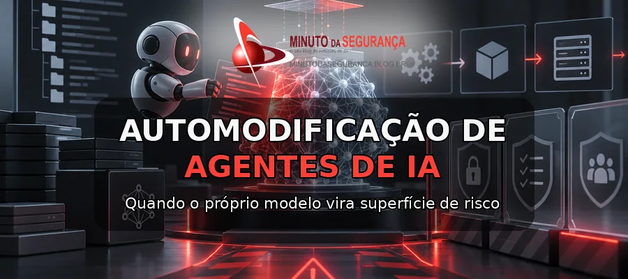 Agente de IA modificando o modelo em ambiente controlado