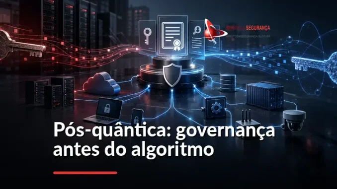 Criptografia pós-quântica e governança de ativos criptográficos