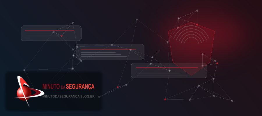 Ambiente digital corporativo ilustrando monitoramento de marca, identidade e riscos de fraude online