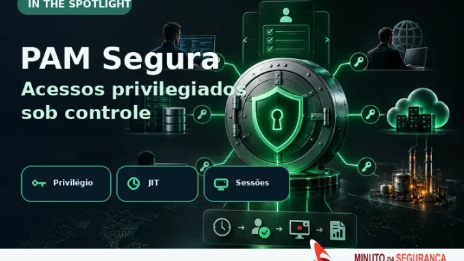 Segura PAM: cofre de credenciais e controle de acessos privilegiados em ambientes híbridos.