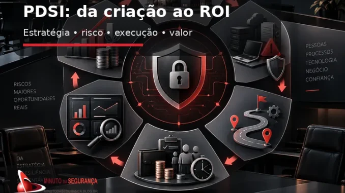 PDSI: planejamento de segurança da informação conectando estratégia, risco, execução e valor.