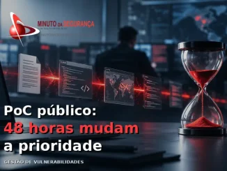 PoC público e exploração em até 48 horas: gestão de vulnerabilidades sob pressão