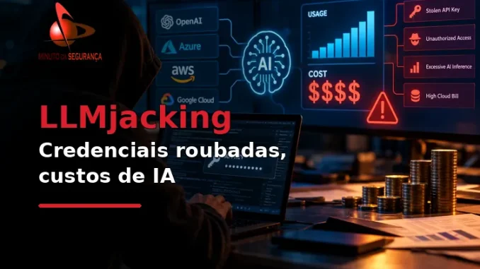 LLMjacking: credenciais roubadas e custos de inteligência artificial em serviços de nuvem