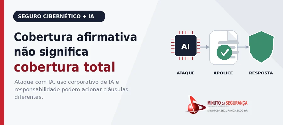 Cobertura afirmativa de seguro cibernético para riscos de inteligência artificial