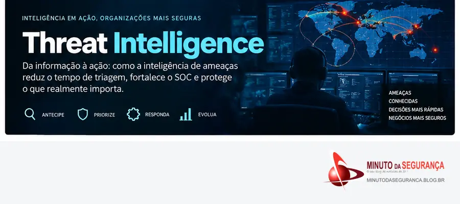 Threat Intelligence aplicada ao SOC para transformar contexto de ameaças em decisões operacionais
