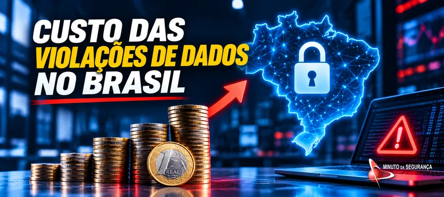 Impacto financeiro de violações de dados no Brasil