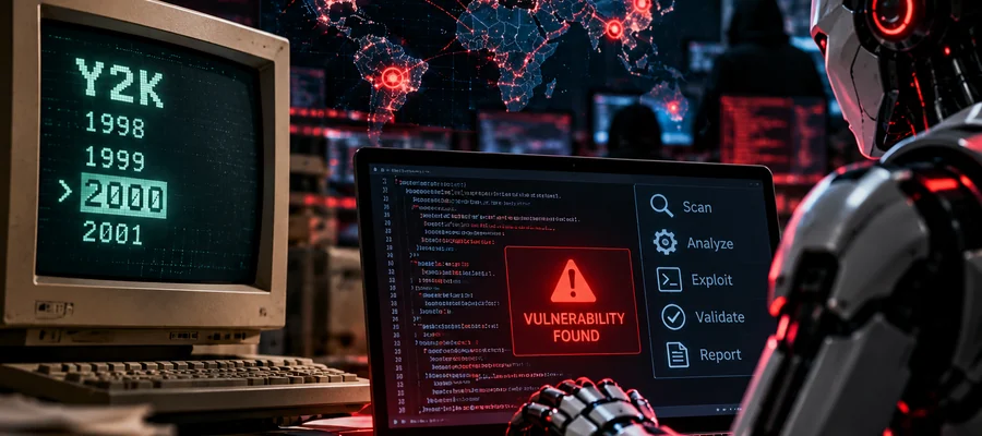Comparação entre o Y2K e o uso de inteligência artificial na análise de vulnerabilidades
