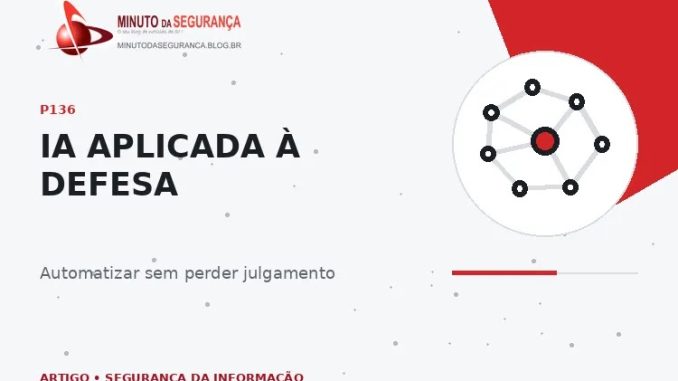 IA aplicada à defesa — capa editorial