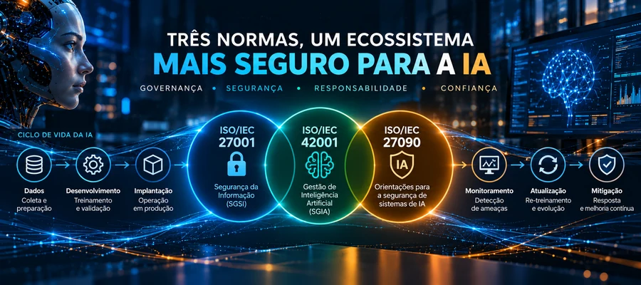 Ciclo de vida da IA: dados, modelo, operação e atualização