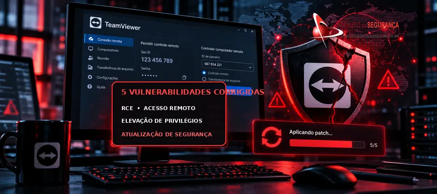 Atualização de segurança do TeamViewer corrige cinco vulnerabilidades em software de acesso remoto
