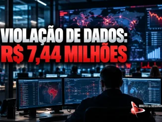 Custo médio de violação de dados no Brasil, R$ 7,44 milhões